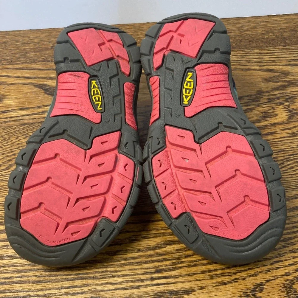 KEEN Newport H2 Kids Navy Blue Pink Green Sport Sandals Size 13 US 1012296